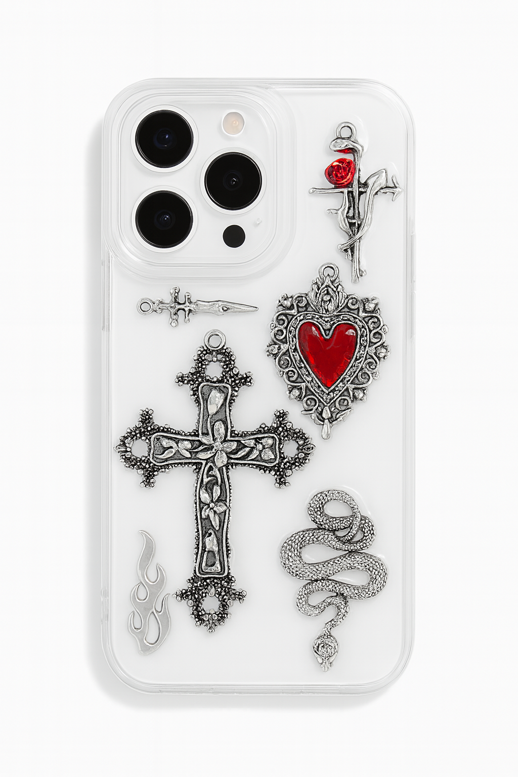 Luxury Bling Gothic Cross Phone Case