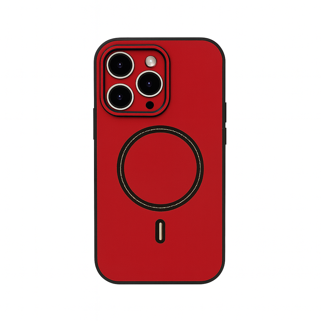 Magnetic Leather Phone Case