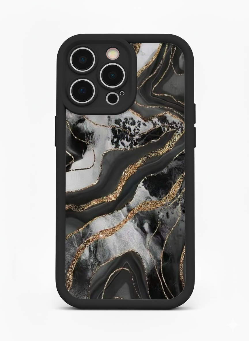 Marble Design Carved Matte Phone Case