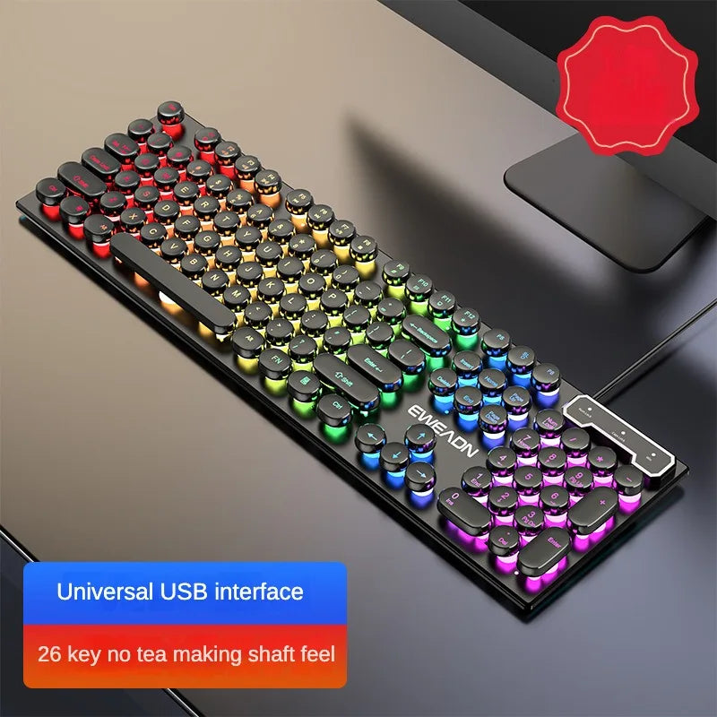Full Size RGB Waterproof Gaming Keyboard
