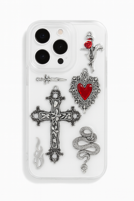 Luxury Bling Gothic Cross Phone Case