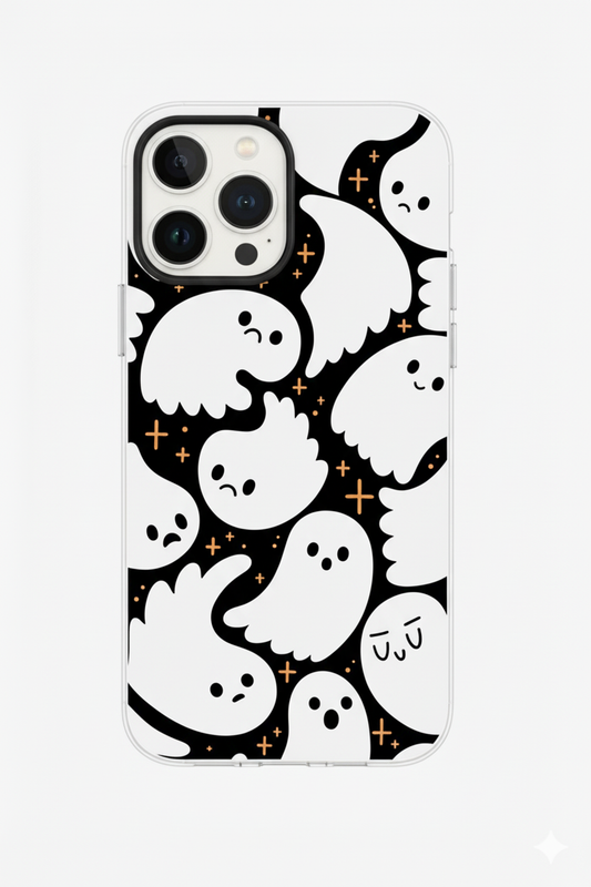 Small Ghost Cute Expression Phone Case