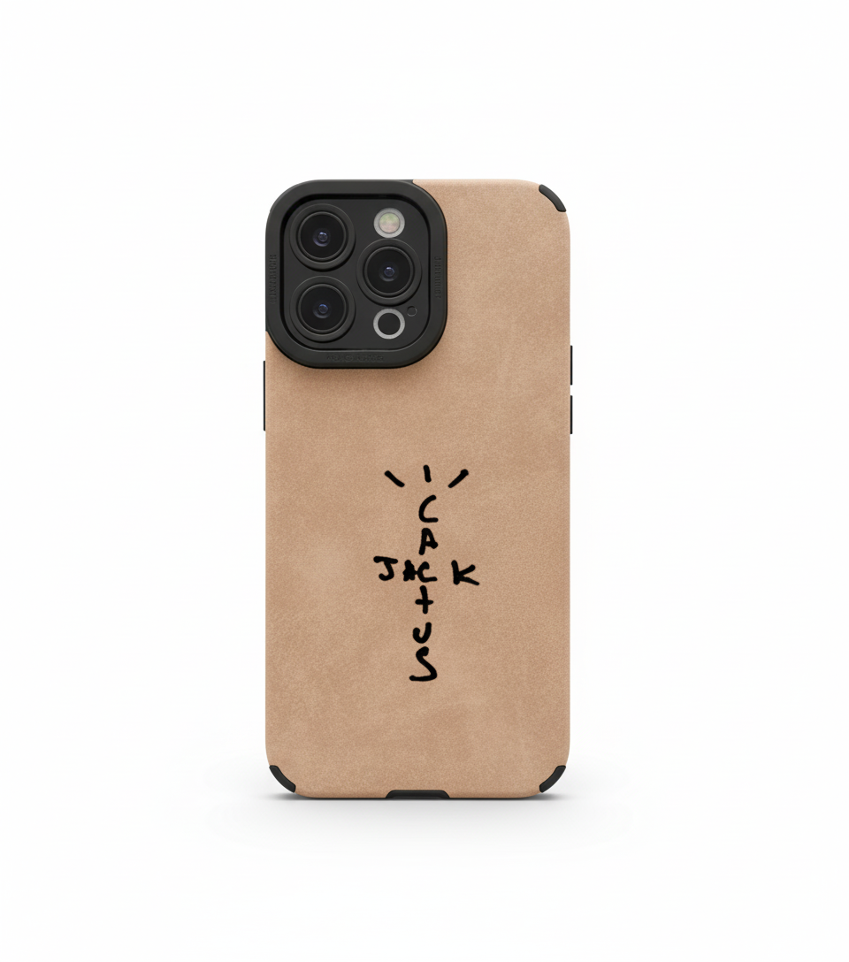 Luxury Leather Travis Scott Phone Case
