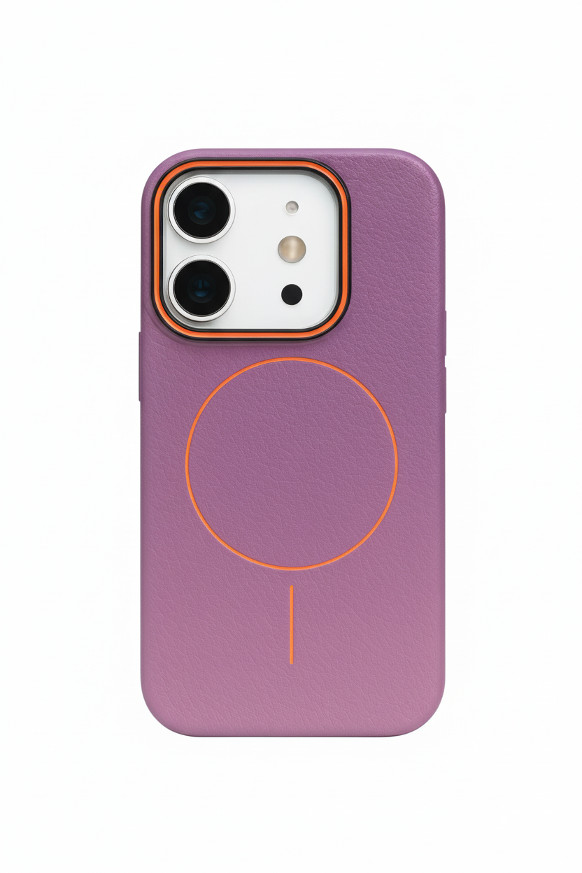 Luxury Leather Texture Magnetic Case