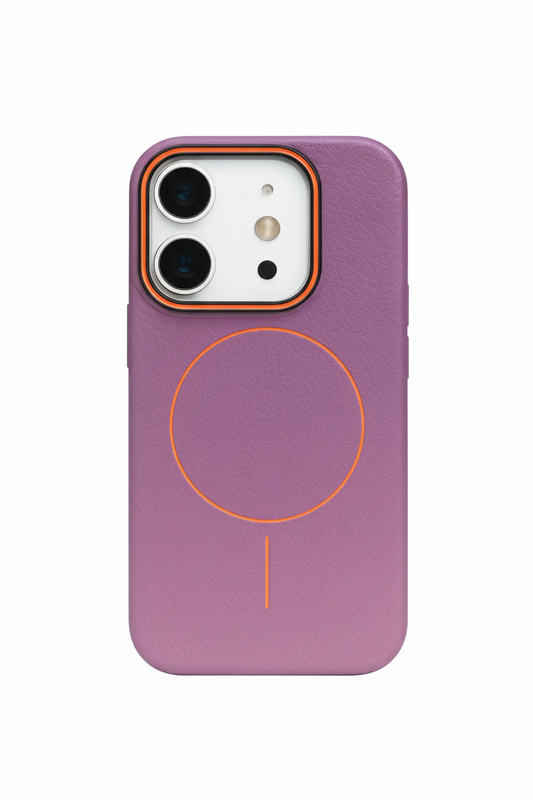 Luxury Leather Texture Magnetic Case