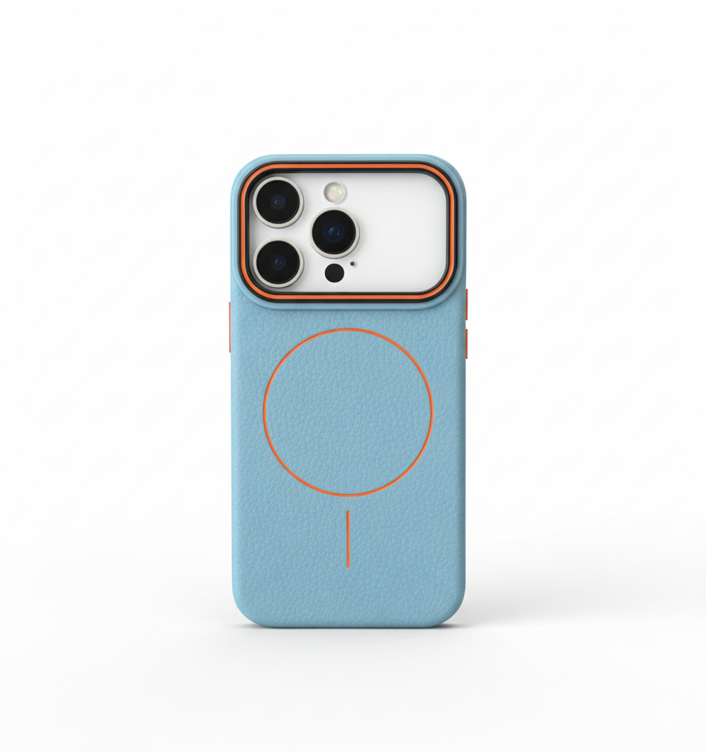 Luxury Leather Texture Magnetic Case