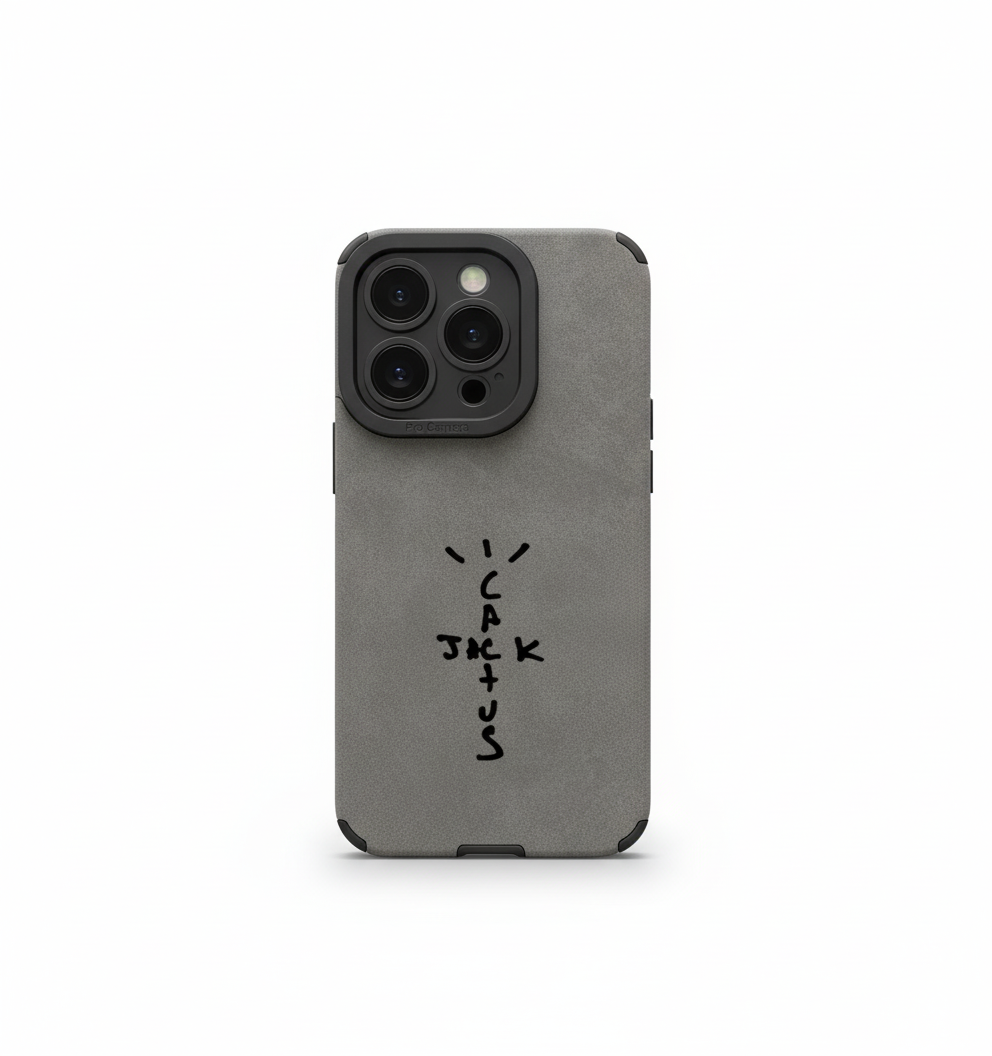 Luxury Leather Travis Scott Phone Case