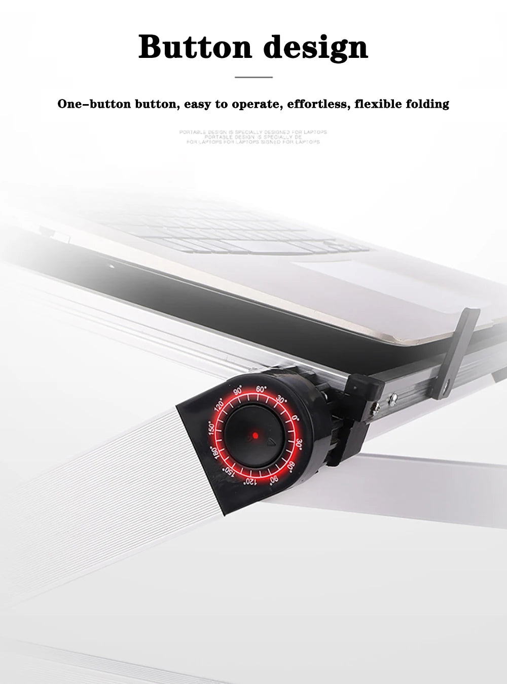 Adjustable Aluminum Laptop Desk Stand