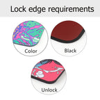 Black Rubber XXL Desk Mouse Pad Mat