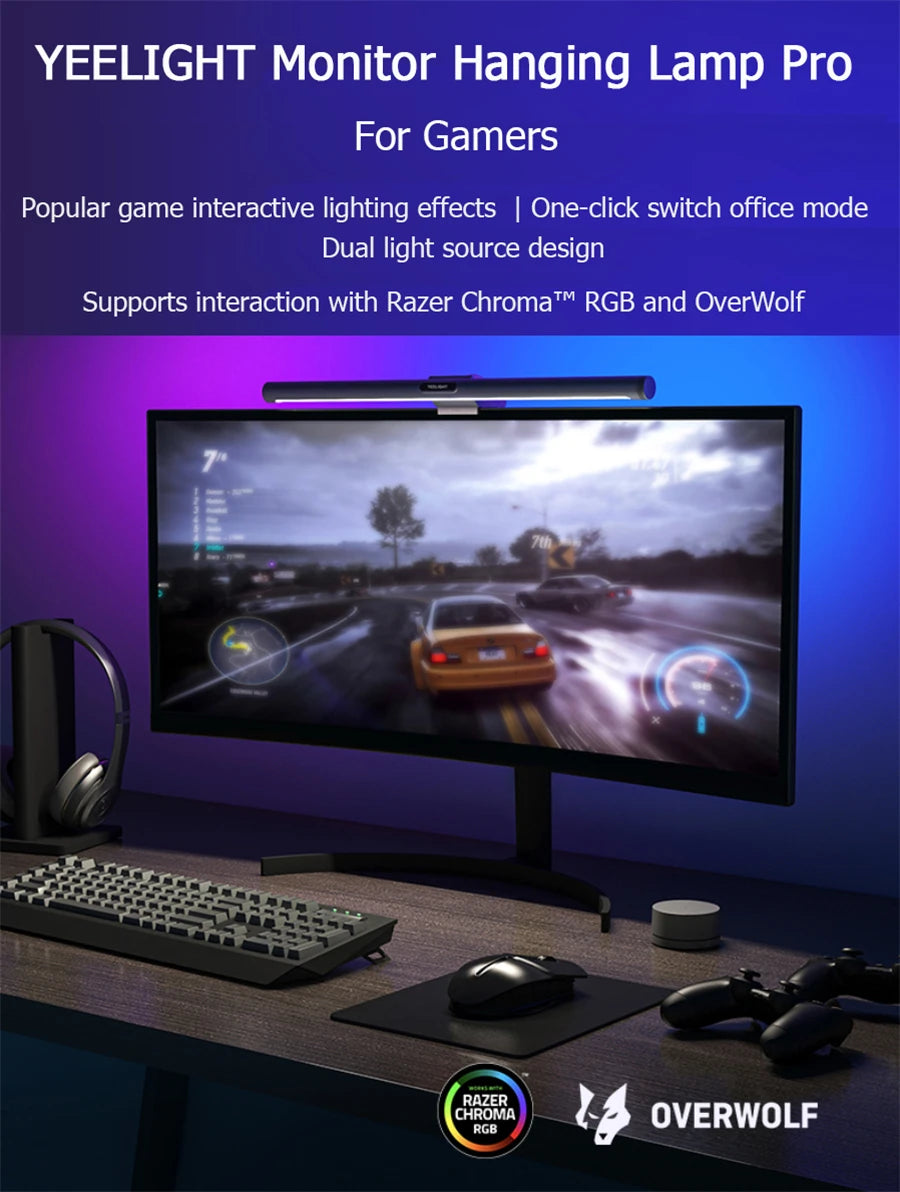 Screen light Bar Pro Eyes Protection