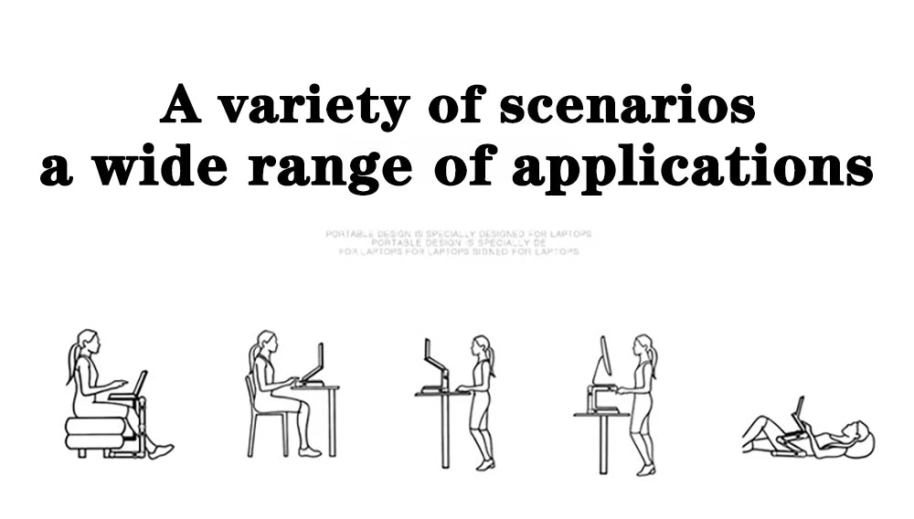Adjustable Aluminum Laptop Desk Stand