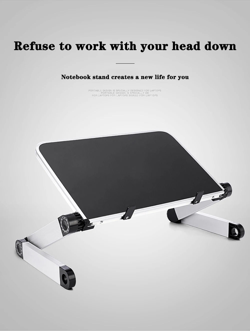 Adjustable Aluminum Laptop Desk Stand