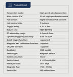 Wired 8K Magnetic Axis Mechanical Gaming Keyboard