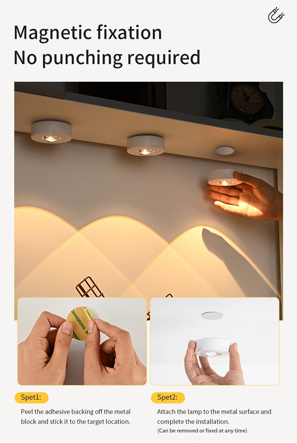 Rechargeable RGB LED Night Light