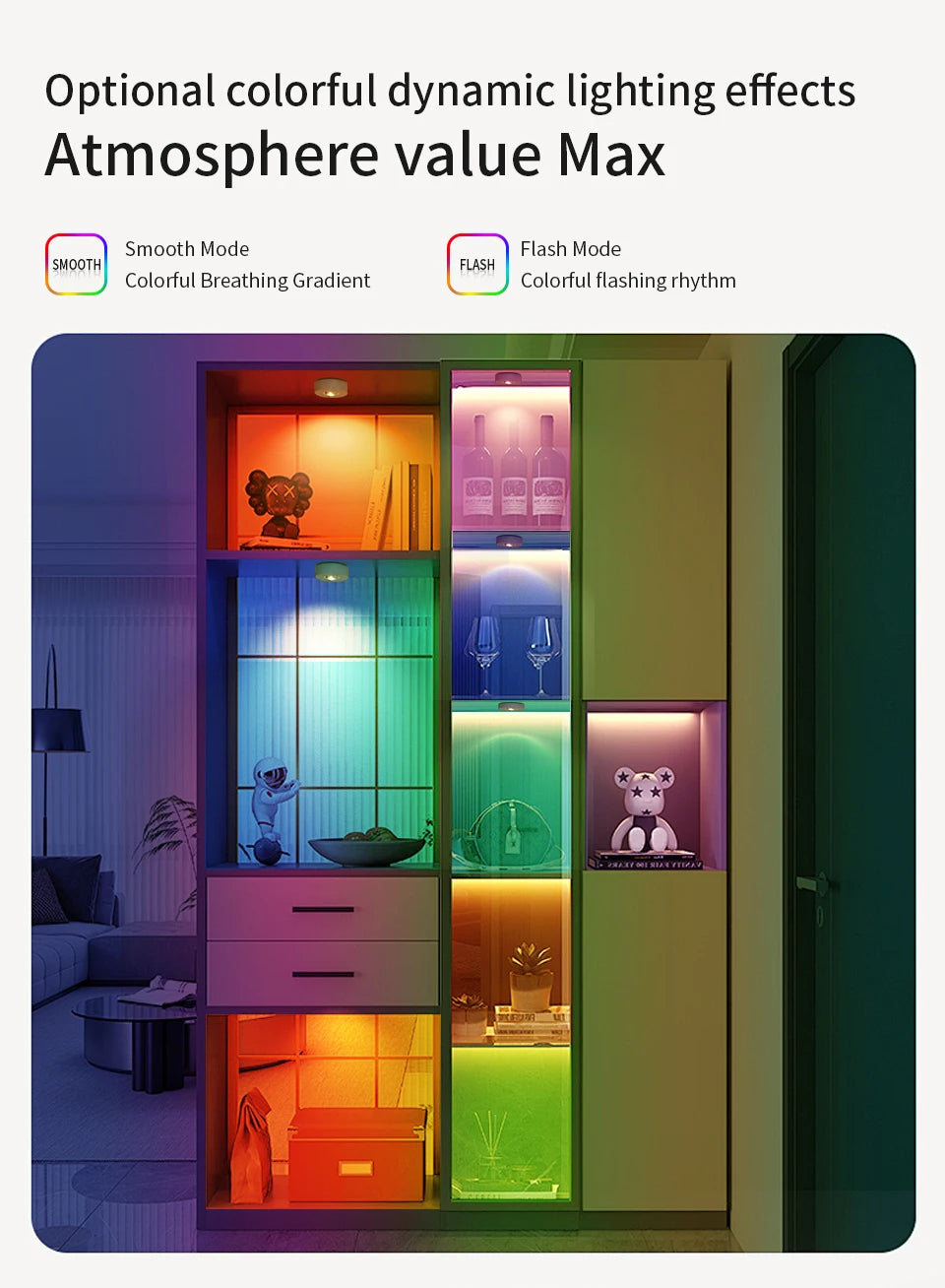 Rechargeable RGB LED Night Light