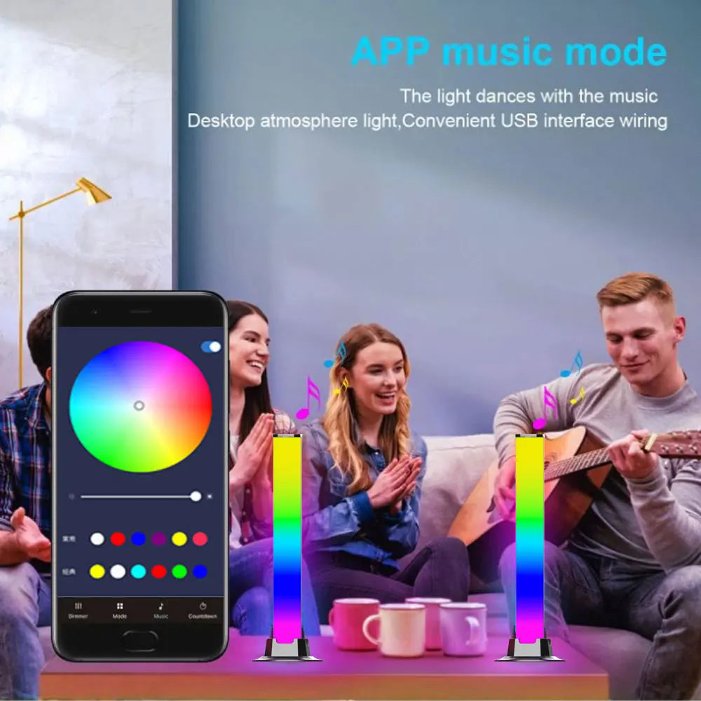 Smart RGB Music Rhythm Light Bar
