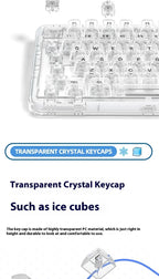 3-Mode RGB Mechanical Gaming Keyboard with Knob