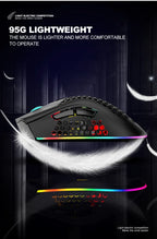 BM600 RGB Rechargeable Honeycomb Gaming Mouse