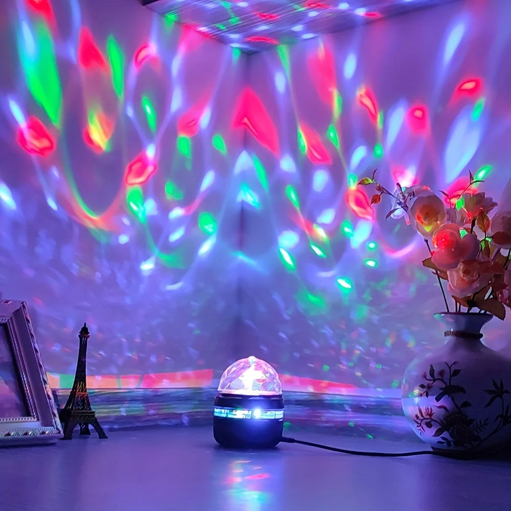 USB 360° Rotating Galaxy Projector Lamp