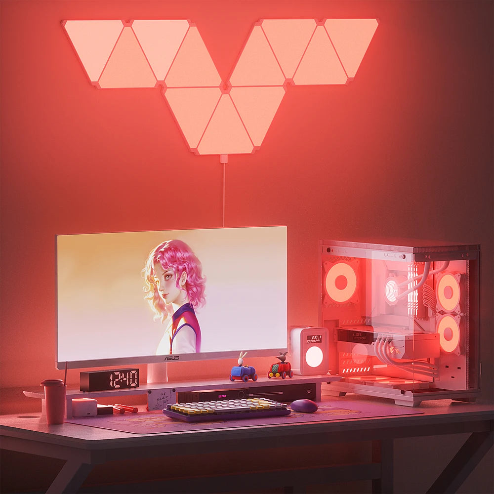Smart RGB Quantum Triangle Wall Light