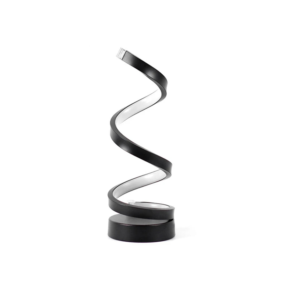 Modern USB Spiral LED Table Lamp