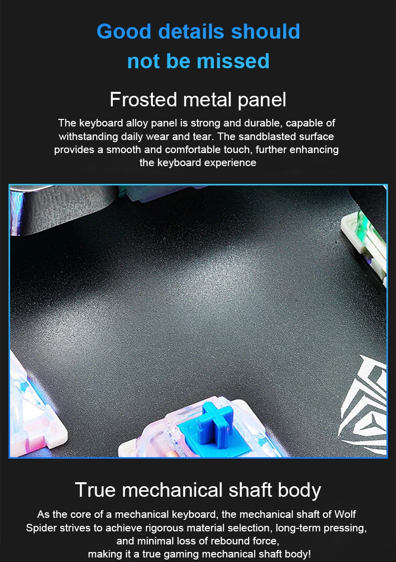 Wired 104-Key RGB Mechanical Gaming Keyboard