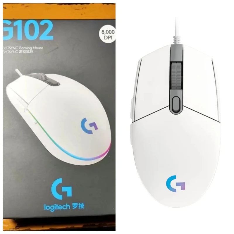 Logitech G102 RGB Gaming Mouse with 6 Buttons