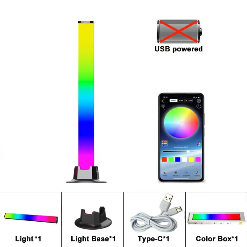 Smart RGB Music Rhythm Light Bar