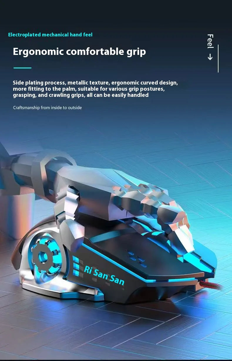 2.4G USB Bluetooth Rechargeable Wireless Mouse