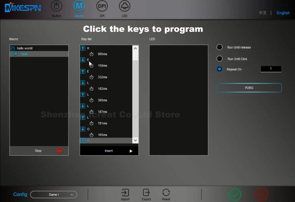 12800DPI RGB Macro Gaming Mouse with 12 Keys