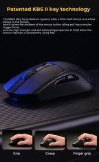 Tri-Mode RGB Gaming Mouse with Charging Base