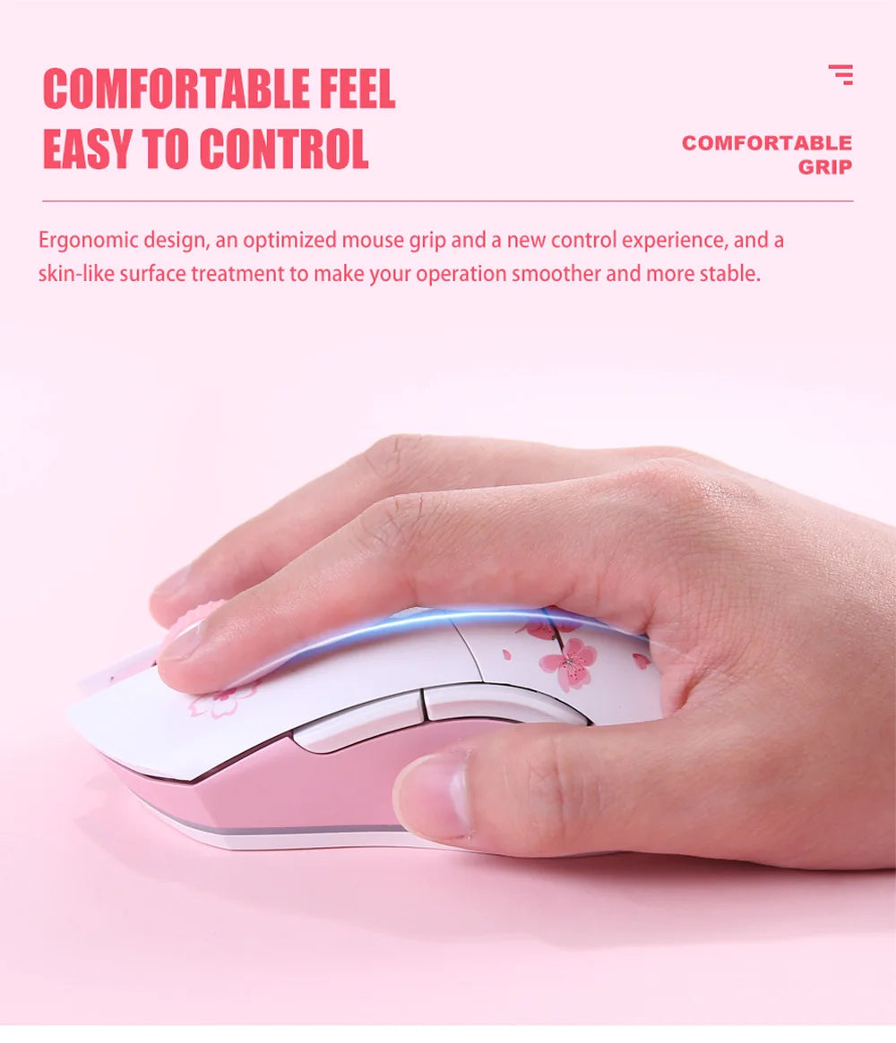 Dual Mode RGB Wireless & Wired Gaming Mouse