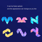 RGB Triangular Quantum Wall Lamp