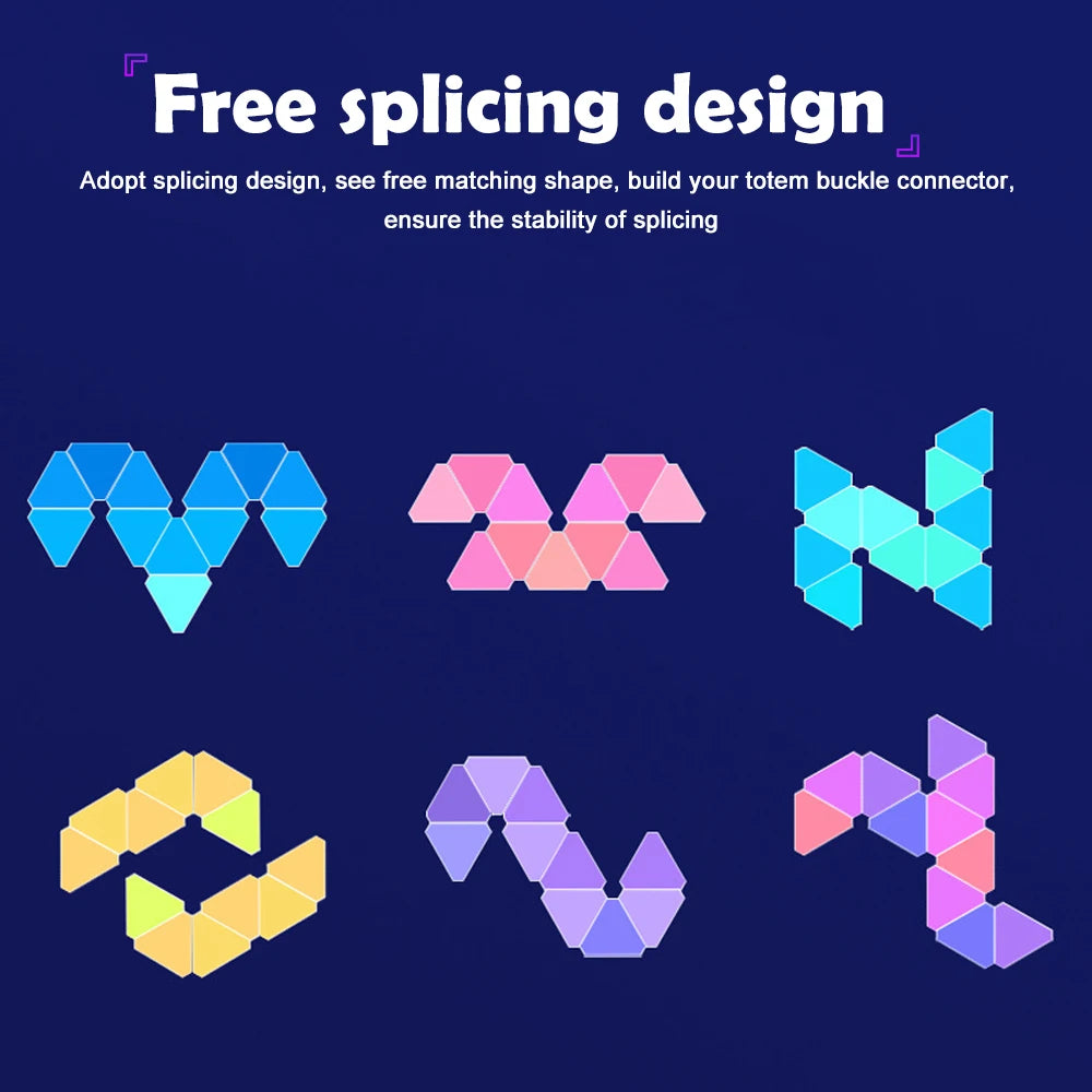 Smart RGB WiFi Triangle Wall Light