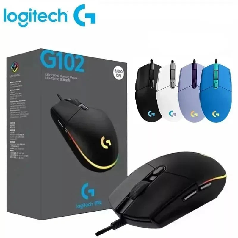 Logitech G102 RGB Gaming Mouse with 6 Buttons