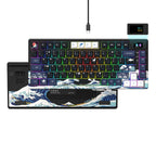 Wired OLED RGB Hot-Swappable Gaming Keyboard