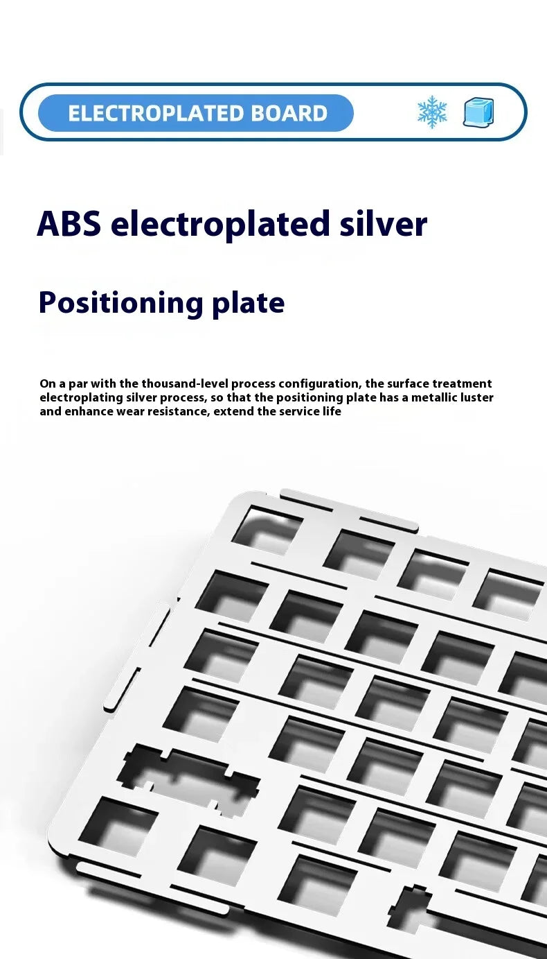 3-Mode RGB Mechanical Gaming Keyboard with Knob