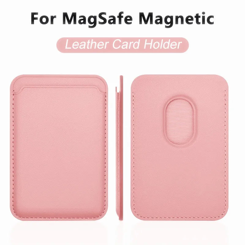 Luxury For Magsafe Magnetic Leather Wallet Case