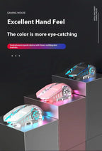 2.4G USB Bluetooth Rechargeable Wireless Mouse