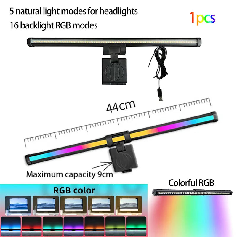 RGB Displays Monitor Light Bar