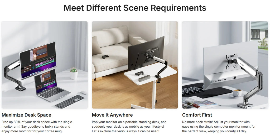 Nearhub MS-001 Single Monitor Arm Mount