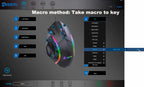 12800DPI RGB Macro Gaming Mouse with 12 Keys