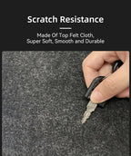 Large Wool Felt Desk Mouse Pad Protector Mat