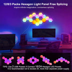 RGB LED Hexagon Light Bluetooth Indoor Wall Light