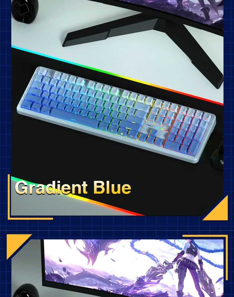 100% Layout RGB Mechanical Gaming Keyboard