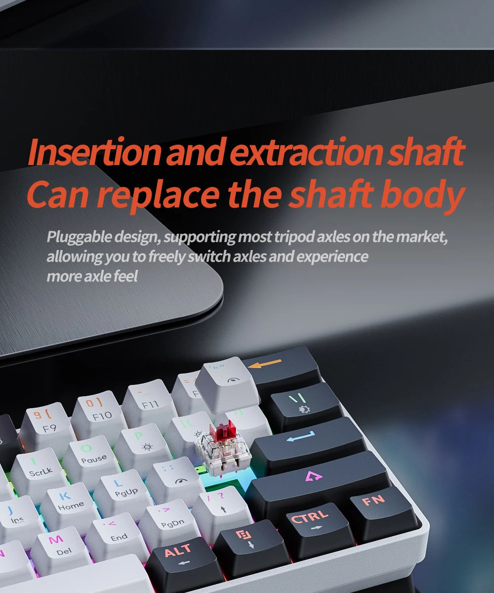 USB 61Key RGB Mechanical Gaming Keyboard