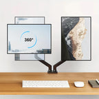 Dual Monitor Mechanical Arm Desk Mount