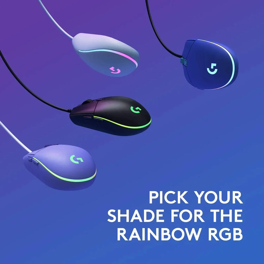 Logitech G102 RGB Gaming Mouse with 6 Buttons