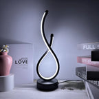Spiral LED Dimmable Table Lamp