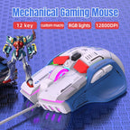 Wired RGB Macro Programmable Gaming Mouse